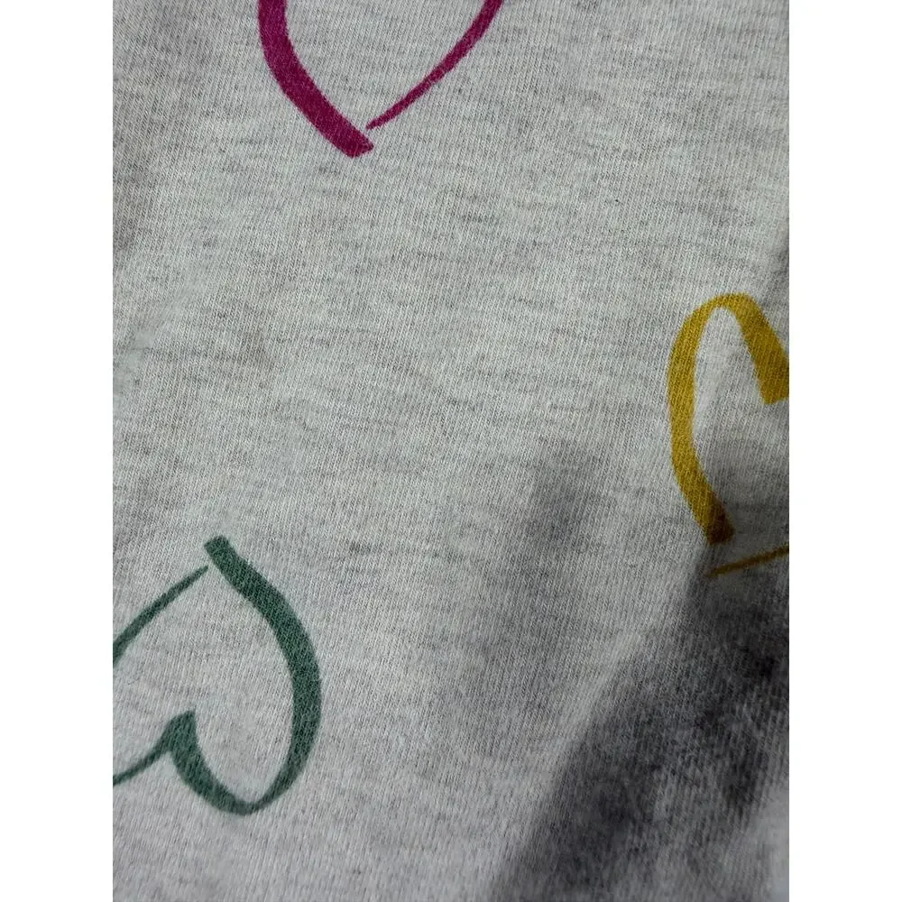 Gap Heart Hoodie Dress & Organic Cotton Heart Leggings Outfit Size 3